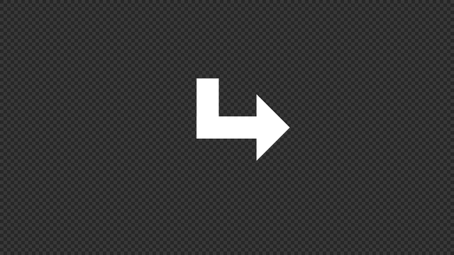 L字矢印 プレビュー