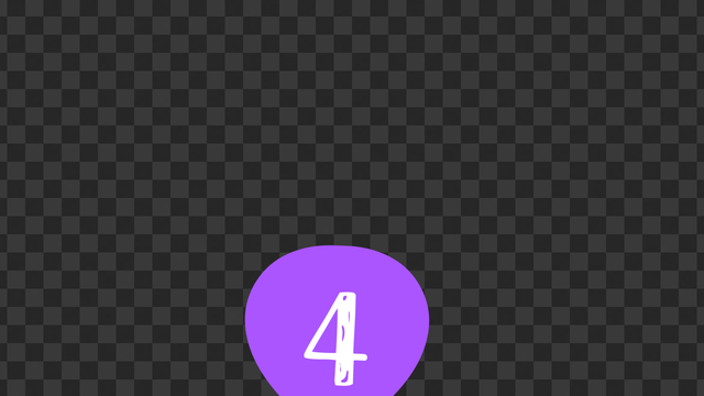 風船タイマー（紫） プレビュー