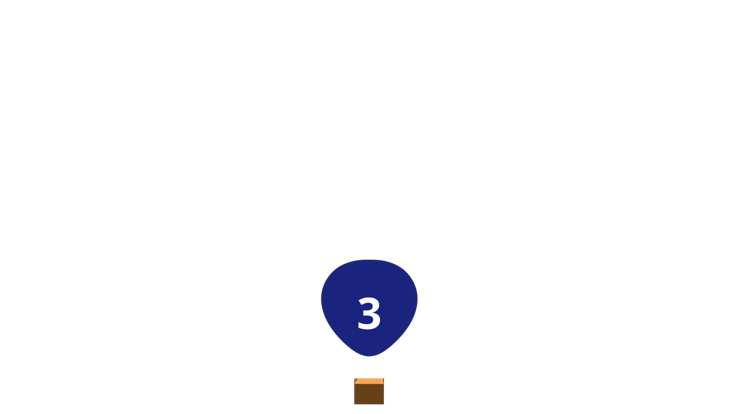 風船タイマー V47（青）
