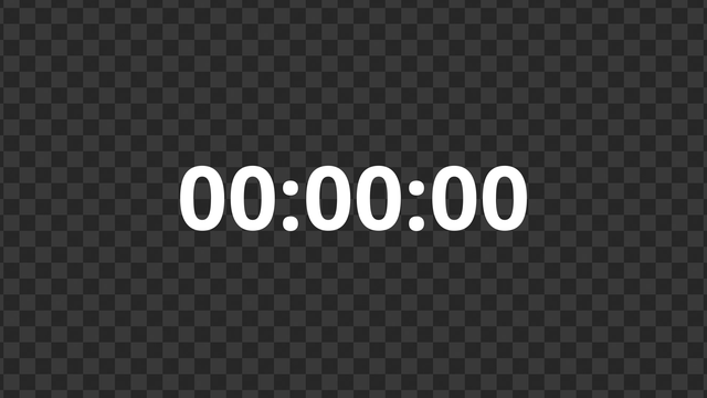 タイマー表示 (分:秒:ミリ秒) プレビュー